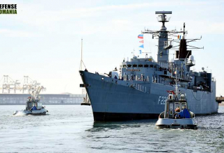 Fregata Regele Ferdinand, pregătindu-se de o misiune sub steag NATO