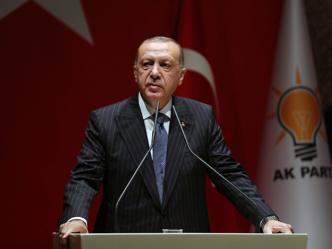 președintele turc Recep Tayyp Erdogan 