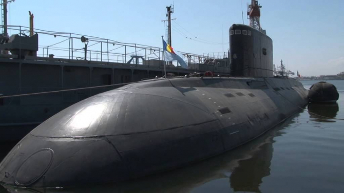 Delfinul, singurul submarin al României, aflat la cheu din 1996