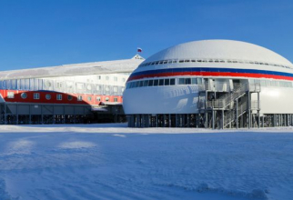Baza militară rusească Trefoil din zona Arctică