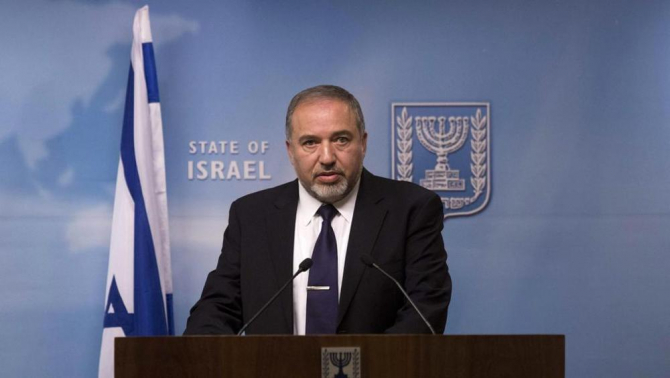 ministrul israelian al apărării, Avigdor Lieberman 