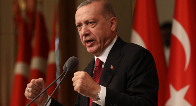 președintele Turciei, Recep Tayyp Erdogan 