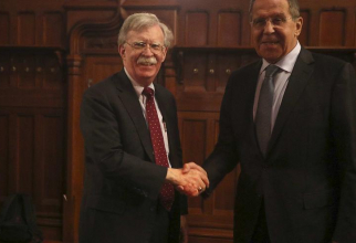 Consilierul pentru securitate naţională al Casei Albe, John Bolton, s-a întâlnit luni la Moscova cu şeful diplomaţiei ruse, Serghei Lavrov