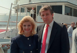 Donald Trump și soția lui, Ivana, în 1988. Sursa foto: The Guardian