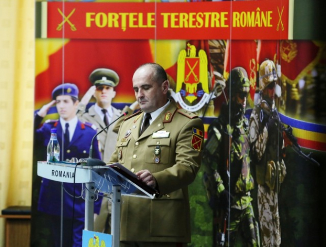 Şeful Statului Major al Forţelor Terestre, generalul-maior Ovidiu-Liviu Uifăleanu