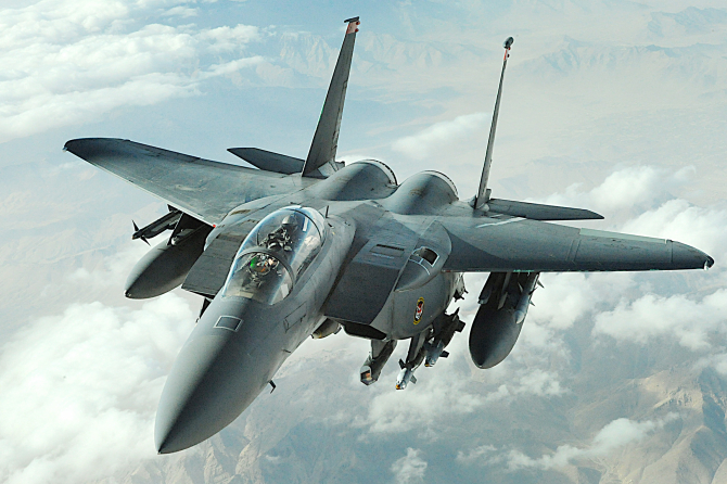  F-15E Strike Eagle, Sursă foto: USAF