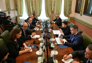 Președintele Ucrainei, Volodymyr Zelenskyy, sa întâlnit cu miniștrii de externe ai Franței și Germaniei