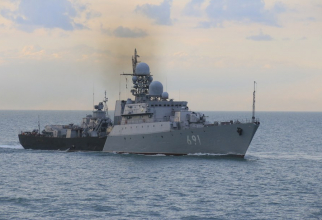 Fregata de tip Gepard (Proiectul 1166.1) Tatarstan este nava amiral a flotilei caspice a Rusiei