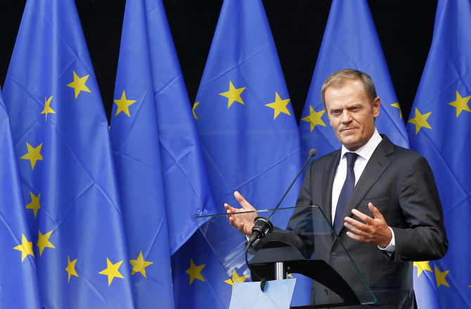 Președintele în exercițiu al Consiliului European Donald Tusk