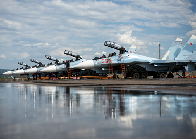 Avioane Su-30. Sursă foto: Ministerul Apărării din Rusia