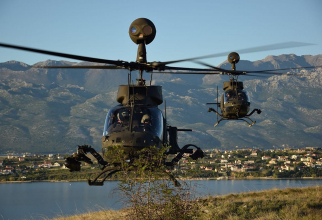 Elicoptere croate OH-58D Kiowa, sursă foto: Ministerul Apărării din Croația