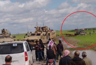 Convoi rusesc, blocat de US Army, sursă foto: https://upnewsinfo.com/