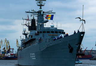 Fregata Regina Maria, sursă foto: Comandamentul Flotei, Facebook - Forțele Navale Române