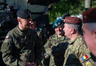 Generalul Daniel Petrescu, șeful SMAp, prezent în Polonia la ANACONDA-20. Sursă foto: Daniel Petrescu Facebook