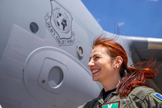 Simona Maierean, sursă foto: Strategic Airlift Capability