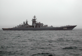 Nava amiral a Flotei de Nord a Rusiei, Pyotr Velikiy.