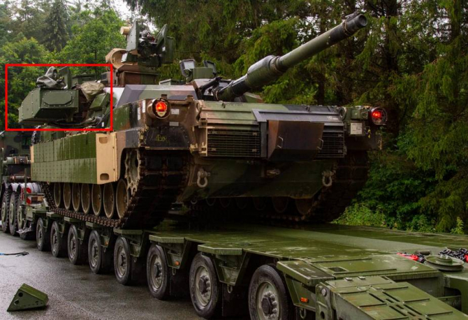 M1A2 Abrams SEP V2 echipat cu un sistem de protecție activă Trophy. Sursa foto: armyrecognition