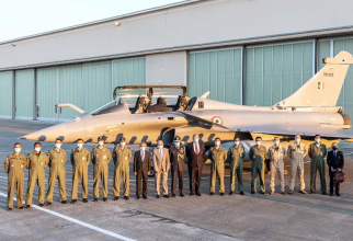 Rafale, India. Imagini de la sosirea primului lot de avioane de vânătoare Rafale în India. Sursă foto: Dassault Aviation