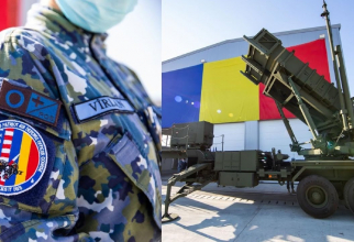 Sistem de apărare antiaerian şi antirachetă cu rază lungă de acțiune de tiă Patriot. Foto: Forțele Aeriene Române