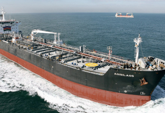 Petrolierul Agisilaos, atacat de pirați în Golful Guineea. Sursă foto: CapitalShip.gr