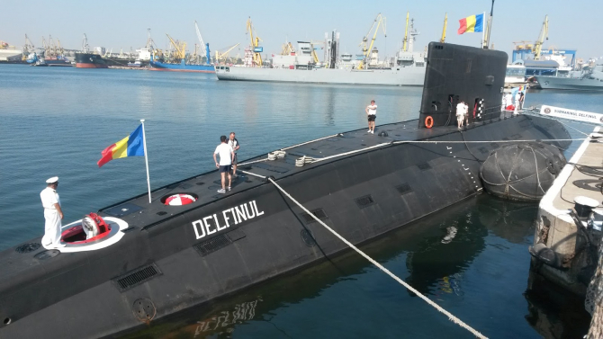 Submarinul Delfinul, sursă foto: Blogul AAG_th, cont Twitter, imagine preluată Navy.ro