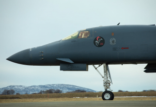 Bombardier american B-1B Lancer, în Norvegia. Sursă foto: NATO