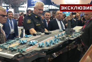 Proiectul portavionului rus UMK Varan, sursă foto: Zvezda TV, canalul Ministerului Apărării din Federația Rusă