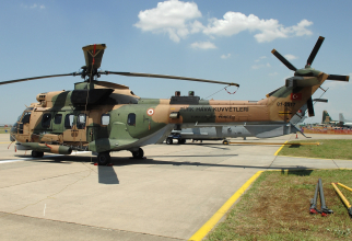 Elicopter AS 532 Cougar  Sursa foto: Ministerul Apărării din Turcia