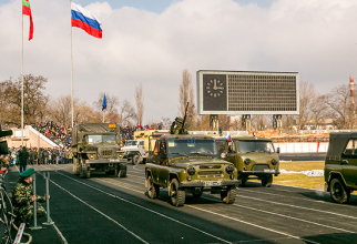 Militari ruși, în Transnistria. Sursă foto: Ministerul Apărării de la Moscova