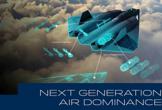Imagine concept - NGAD (Next Generation Air Dominance), viitorul avion de generația a 6-a al SUA. Sursă foto: US Air Force