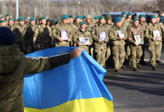 Armata Ucrainei, comemorându-i pe soldații căzuți în Donbas, sursă foto: Ministerul Apărării din Ucraina
