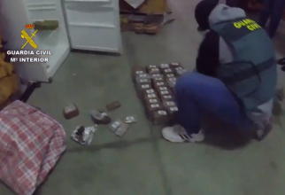 Captura droguri Sursa foto: Captura video Guardia Civil/Twitter