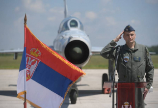 Forțele Aeriene Sârbe își iau rămas bun de la avioanele MiG-21