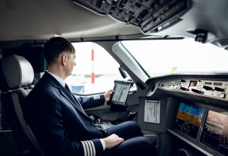 Cabină piloti Sursa foto: AirBaltic/Twitter