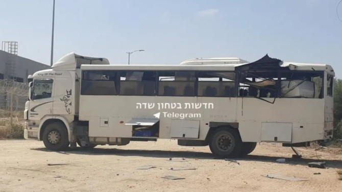 Autobuz armata israeliana Sursa foto: Bitachon Sadeh Group