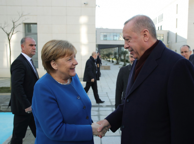 Angela Merkel și Recep Tayyip Erdogan, sursă foto: Administrația Prezidențială a Turciei