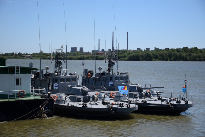 Vedete blindate ale Flotilei Fluviale. Sursa Foto: Navy.ro