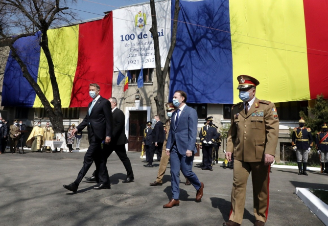 Klaus Iohannis, președintele României și premierul Florin Cîțu. Sursă foto: Florin Cîțu Facebook