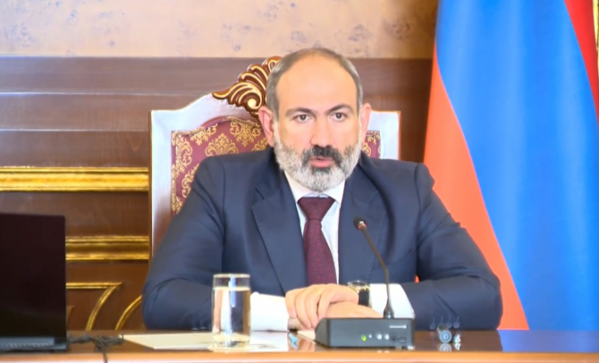 Primul ministru Nikol Pashinyan Sursa foto: Captură video