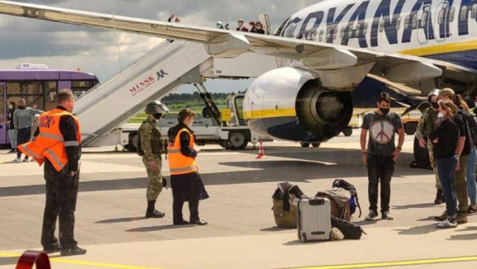 Cursa Ryanair în care a fost deturnată de Belarus