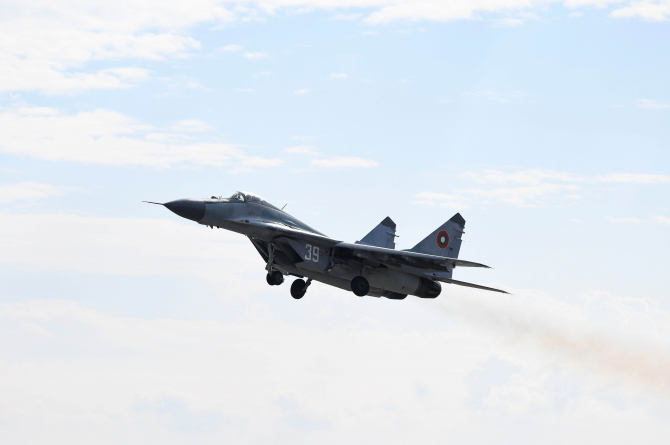 MiG-29 Sursa foto: Exercițiul militar Shabla 21/US Air Force