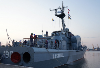 Nava putătoare de rachete Lăstunul Sursa foto: Forțele Navale Române