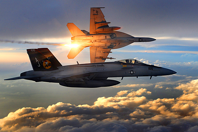 F/A-18 Super Hornet, sursă foto: US Air Force