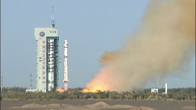 Lansarea satelitului chinez Yuhai 1-02. Sursă foto: Captură YouTube canal SciNews