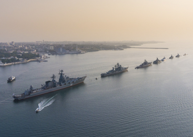 Flota rusă a Mării Negre, sursă foto: Ministerul Apărării de la Moscova