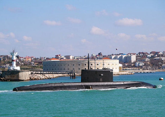 Submarinul rusesc Kolpino, sursă foto: Ministerul Apărării din Rusia
