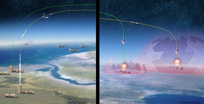 Imagine concept a programului hipersonic american ”Operational Fires”. Sursă foto: DARPA
