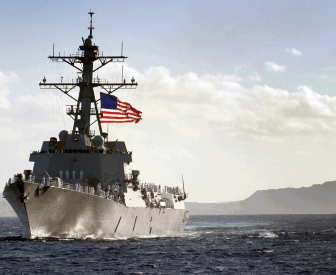 USS Chafee, sursă foto: U.S. Navy