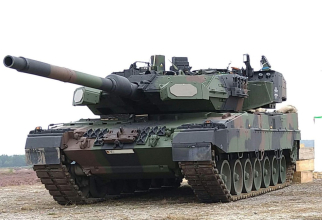 Tanc german Leopard 2A7, echipat cu sistemul activ de protecție TROPHY. Sursa foto: Krauss-Maffei Wegmann (KMW)