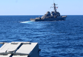 Distrugătorul american USS Porter. Sursă foto: U.S. Naval Forces Europe